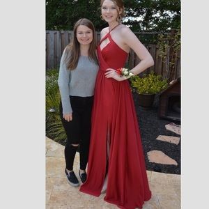 Prom/Ball Dress Red & Long